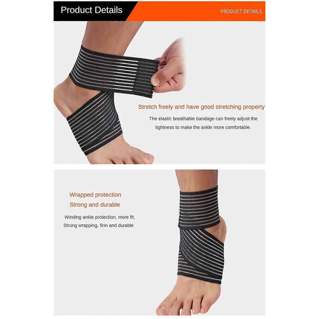Elastic Compression Bandage Wrap Wrist Ankle Elbow Band Knee Brace Calf Support