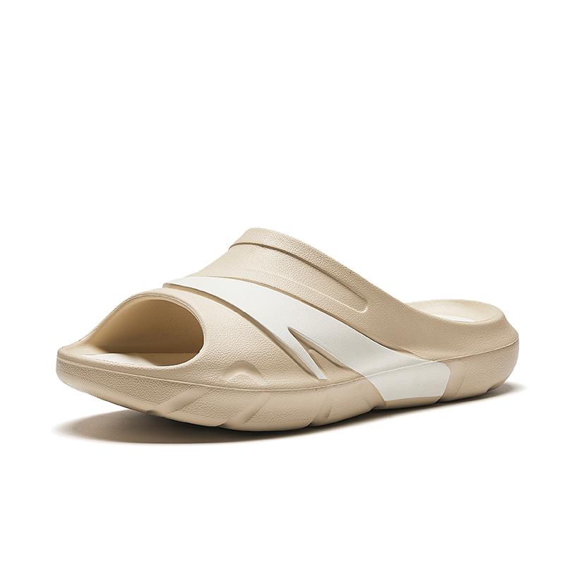 New Anta C37 Series Slide Slippers Men's Ecru 912428592-4