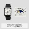 Casio Collection MTP-M305L-7AJF Men's Watch with Moon Phase Function White and Black Dial Leather Strap