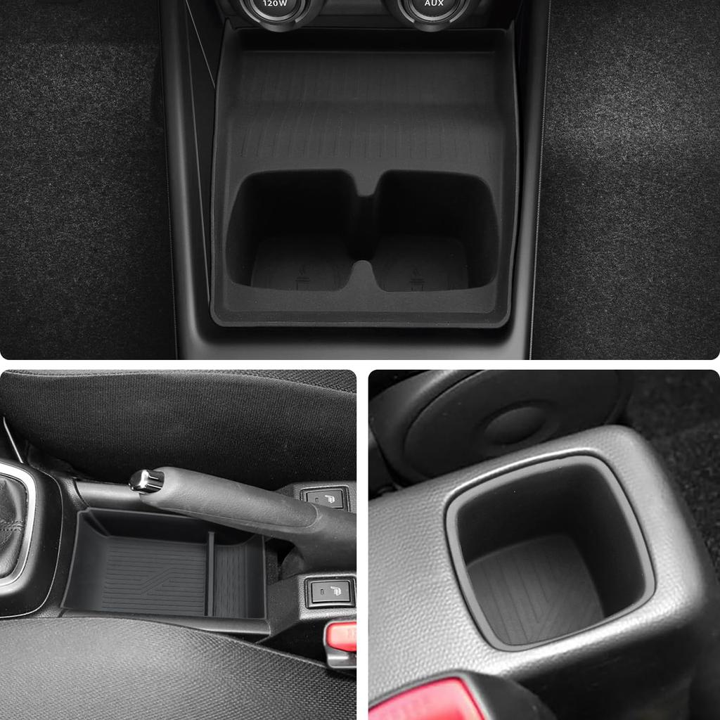 Auovo Center Console Storage Box Cup Holder Handbrake Tray for Suzuki Swift Sport Storage Tray Accessories + + (ZC33S Model, 2017-Present Model) -