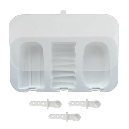 Silicone Ice Lolly Mold with Cover BPA Free Popsicle Maker