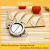 Convenient Home Dumpling Tool 304 Stainless Steel Dumpling Press Mold In Silver