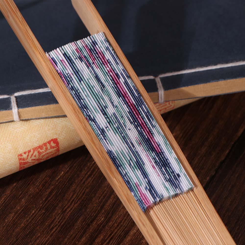 Round Windmill Fan Bamboo Handle Chinese Fans Home Decor Hand Circular Fan  Summer Decor