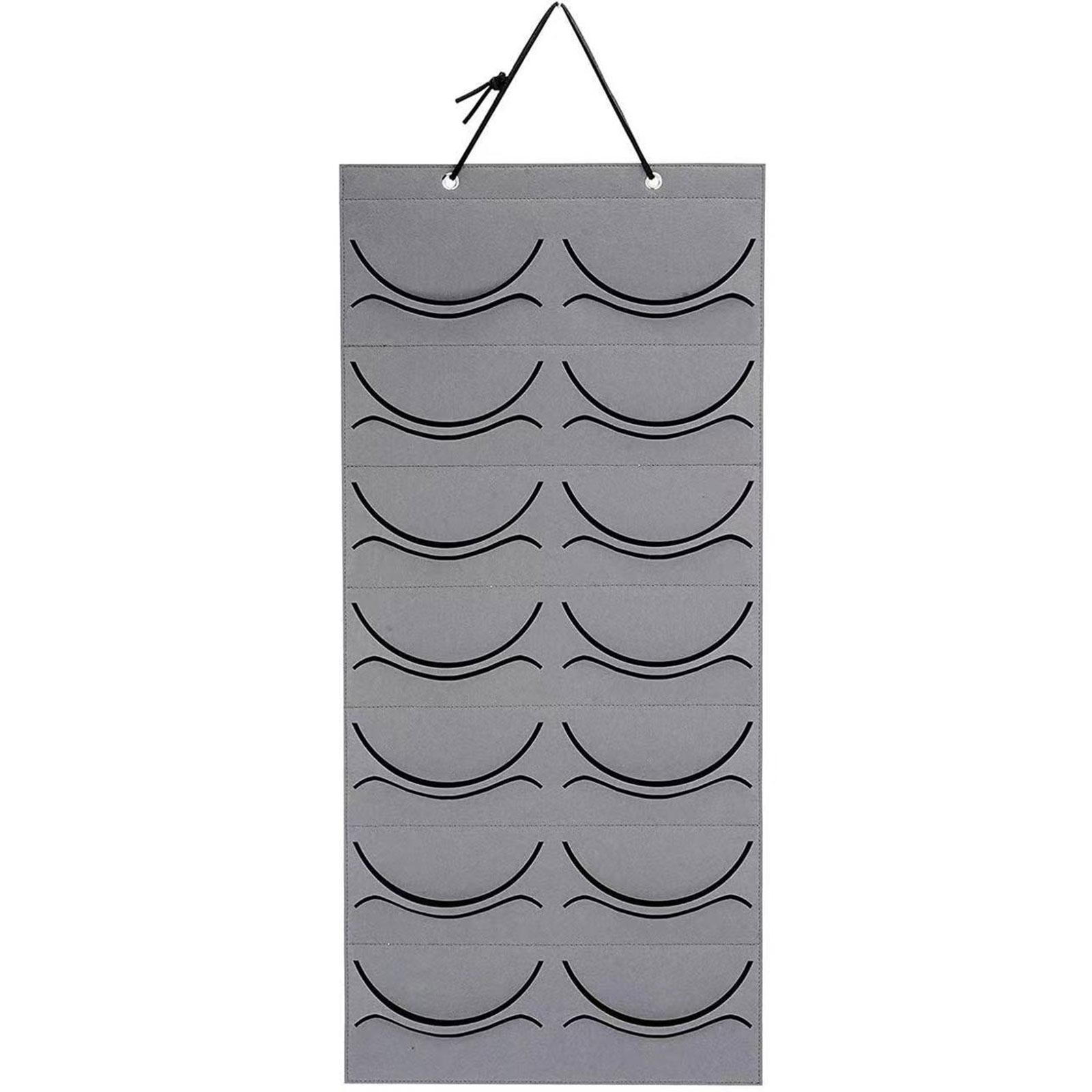 14 Grids Large Baseball Cap Display Rack Non-woven Door Back Wall Hanging Holder Baseball Storage Hat Organizers Decor