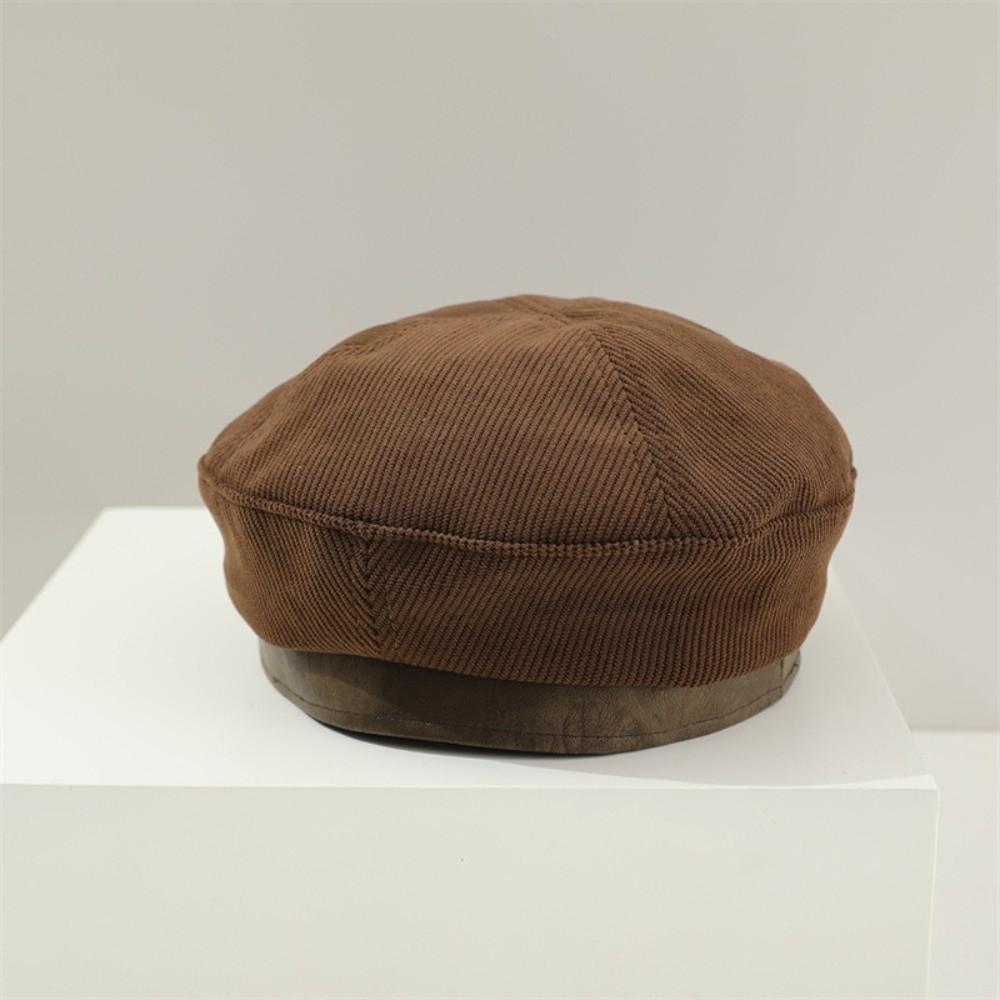 Spring Autumn Beanies Cap Korean Painter Hats Retro Baby Beret Boys Girls