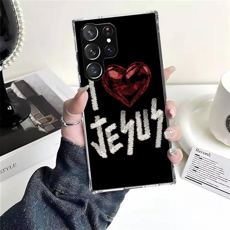 

Son Of God Jesus Cross Holy Light Soft Phone Case For Samsung Galaxy S22 S23 S24 S25 Edge S26 Ultra S20 FE S21 Plus + Fundas Coq Samsung S23