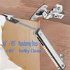Heavy Duty Hydraulic Cabinet Hinge Randomly Stop Soft Closing Kitchen Hinges Adjustable Door Support Lift Up Door Hardware