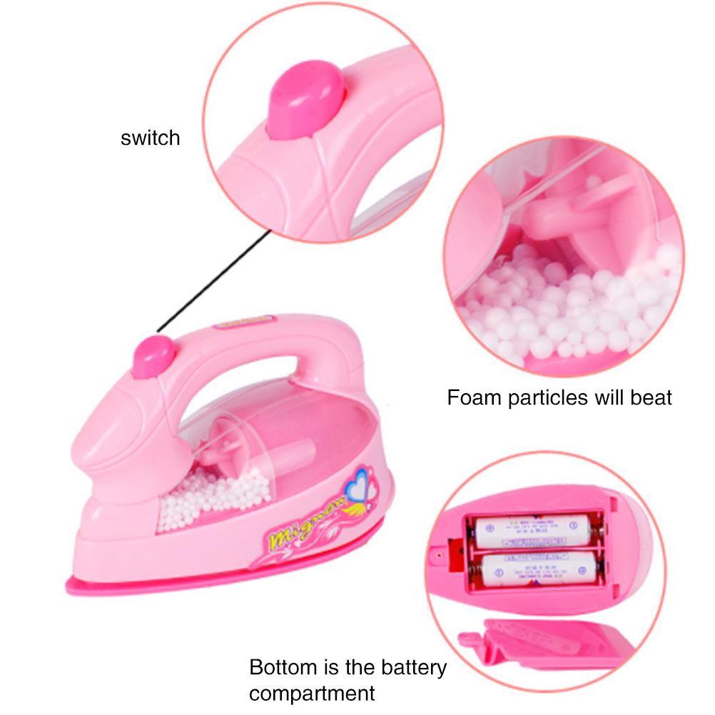 Mini Elektrisches Bügeleisen Spielzeug Simuliertes Bügeleisen Spielzeug Rollenspiel Haushaltsgeräte Spielzeug