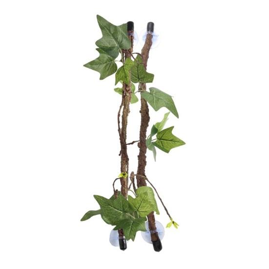 2Pcs 17 Inch Reptile Branches with Suction Cups Lizard Climbing Vines