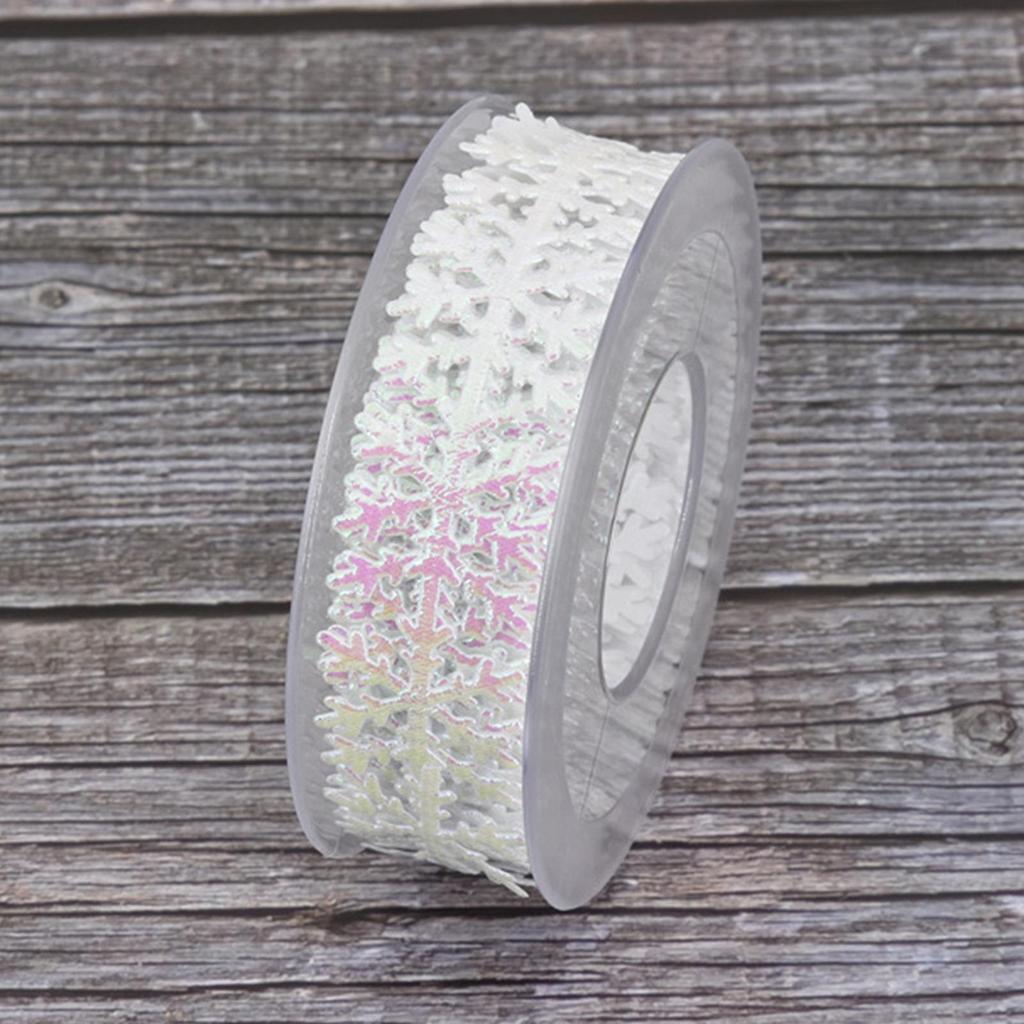 For Festival Lace Embellishment Ribbon Birthday Snowflake