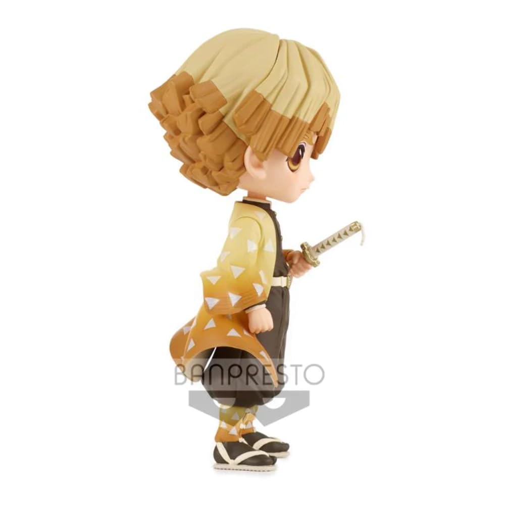 Banpresto Demon Kimetsu no Yaiba Agatsuma Zenitsu II Q posket Version B Statue Slayer