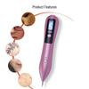 Home Use LCD 9-Speed Mole & Spot Removal Pen - White Beauty Instrument