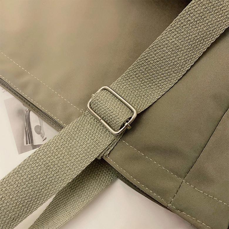 Genți de pânză pentru femei Shopper Genți de mână cu fermoar simple, nailon, impermeabile, de mare capacitate, genți de umăr unice