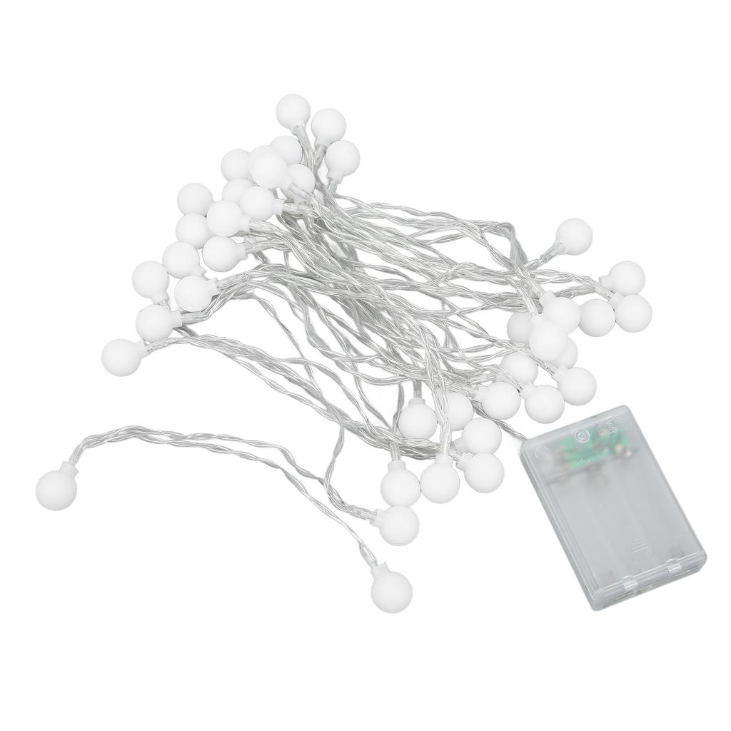 LED String Lights 20ft Waterproof Round String Lights Romantic Ambience Camping String Lights with Two Modes for