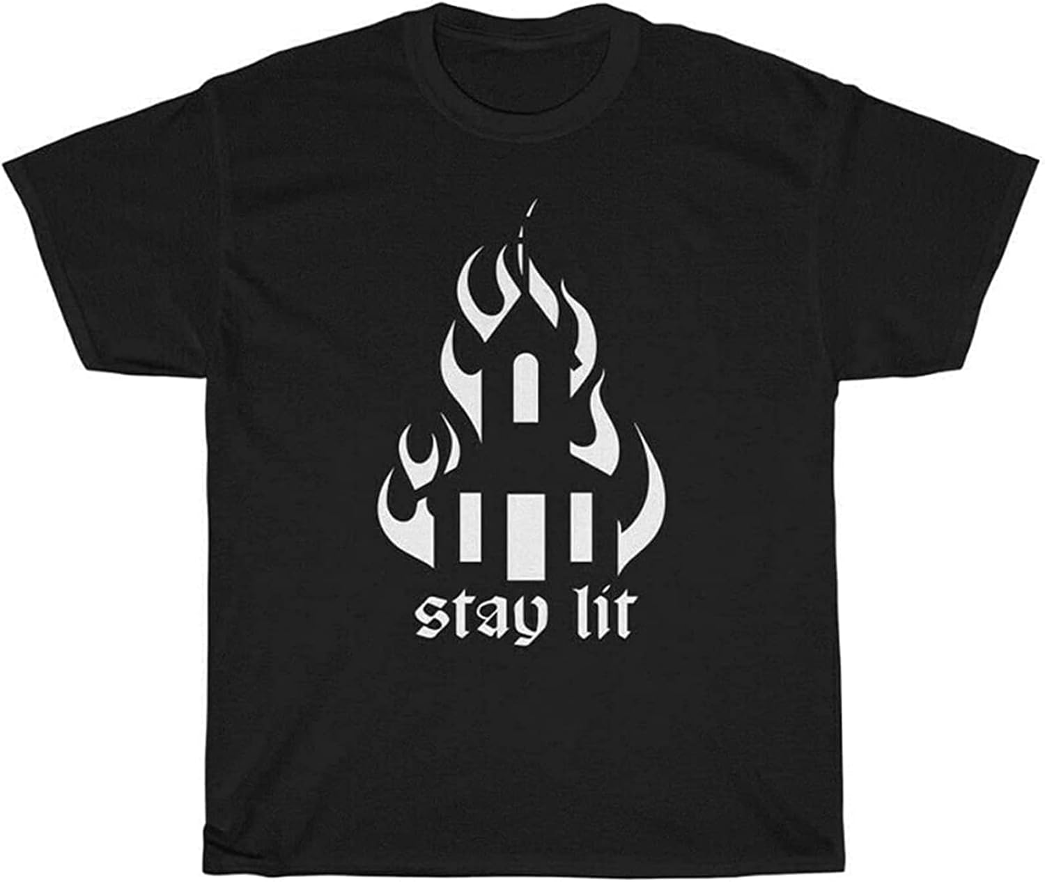 Men s Stay Lit Church T Shirt M чёрный