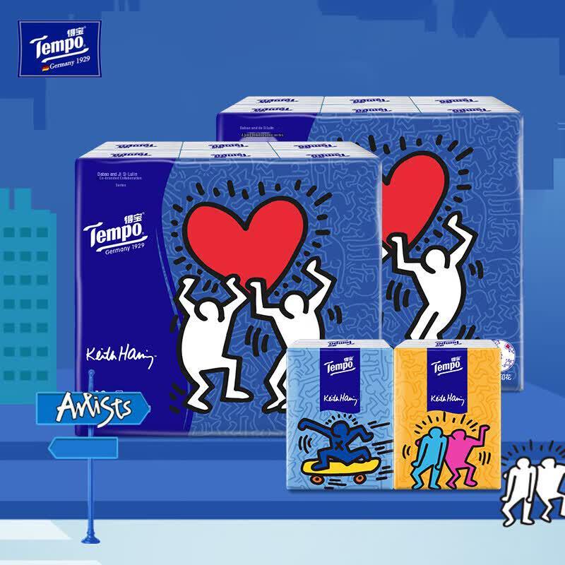Tempo Keith Haring Co-branded 4-Ply Tissues
