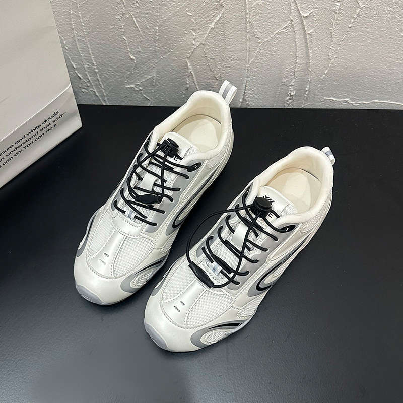 Retro racing shoes women's new spring and autumn mesh breathable Forrest Gump training shoes platform casual sports shoes