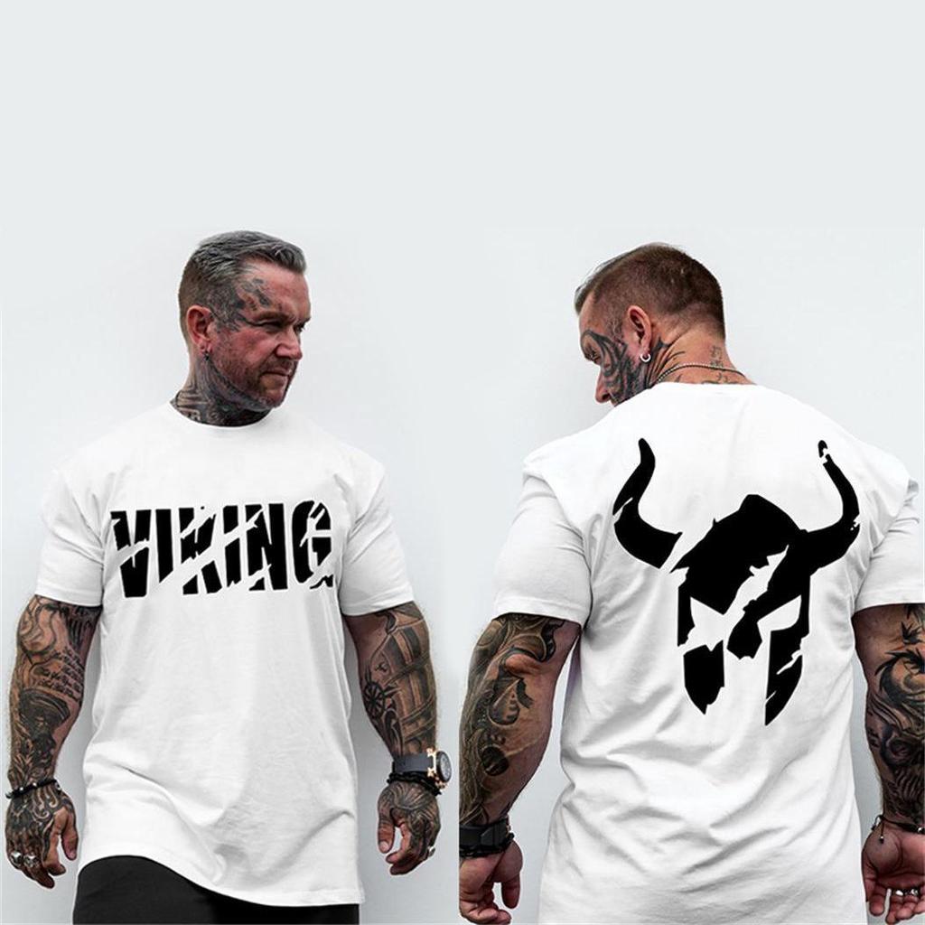 2022 Herren Baumwoll Kurzarm Sport T-Shirt - Trendiger Europäischer & Amerikanischer Stil