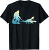 Bigfoot Walking T-Rex Dinosaurs Funny Sasquatch Dinosaur T-Shirt Unisex T-Shirt