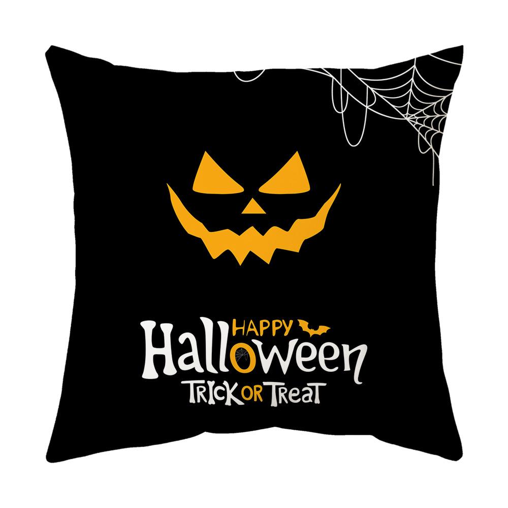 Halloween Pillow, Sofa Pillow Case, Printed Holiday Decoration Scene, Party Ghost Festival Decoration