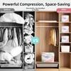 Press & Seal No-Pump Vacuum Storage Bags Space Saving Clothing Organizer Bag  Travel Moving Packing