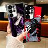 Anime Fushiguro Toji JUJUSU Plating Phone Case For Samsung Galaxy S24 S25 FE S26 Edge S23 Ultra S22 S21 Plus S20 Anti-Fall Airab
