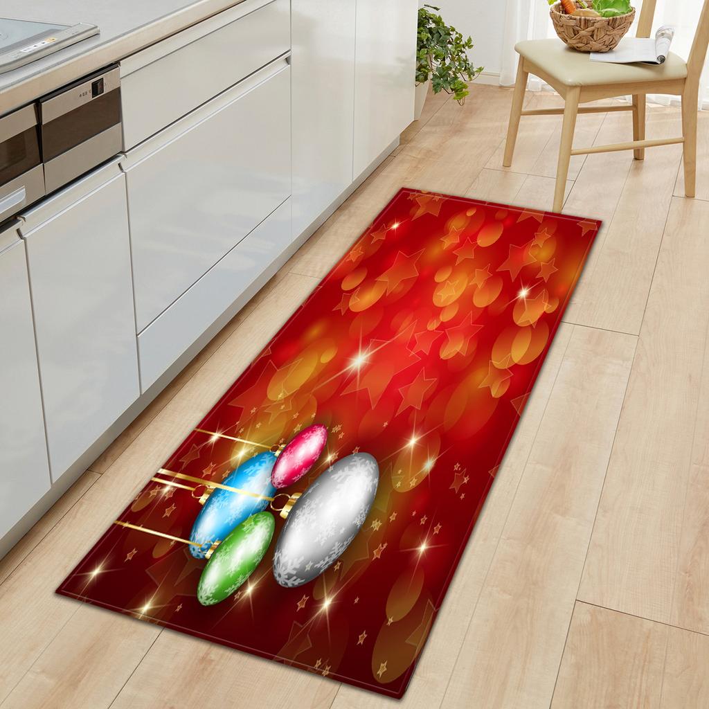 Christmas Kitchen Sand Carpet Doormat Long Floor Mat