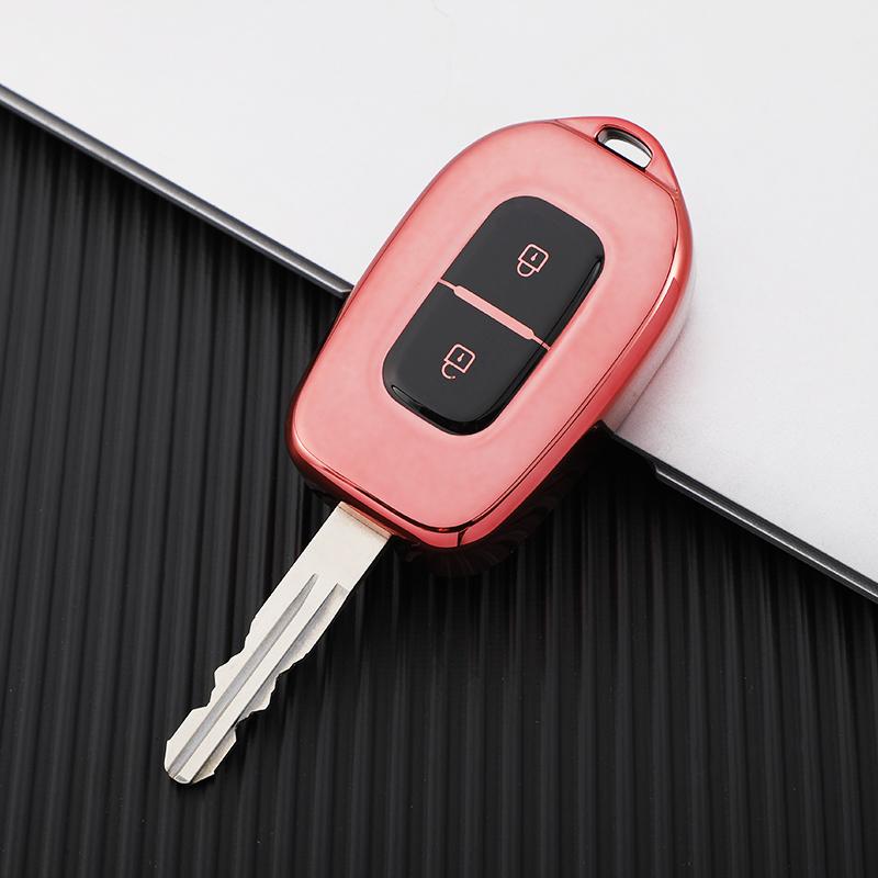 New TPU Car Remote Key Fob Case Shell For Renault Kwid Traffic Symbol for Dacia Sandero Logan Duster Anti-Scratch Key Cover