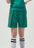 BLUDOT High-Waisted Elastic Half Pants_Gn