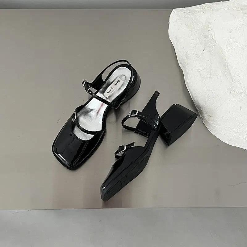 

Модная обувь Мэри Джен для женщин оптом Vip Высокое качество ПВХ Женские закрытые сандалии Дешевая ликвидация Сандалии Низкая цена Дизайнерская обувь 39