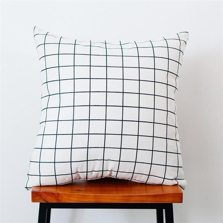 

Japanese Pastoral Plush Pillow Zakka Material Home Bedside Sofa Car Cushion Pillow Waist Pillow Premium Durable 45x45 pillowcase (without core)