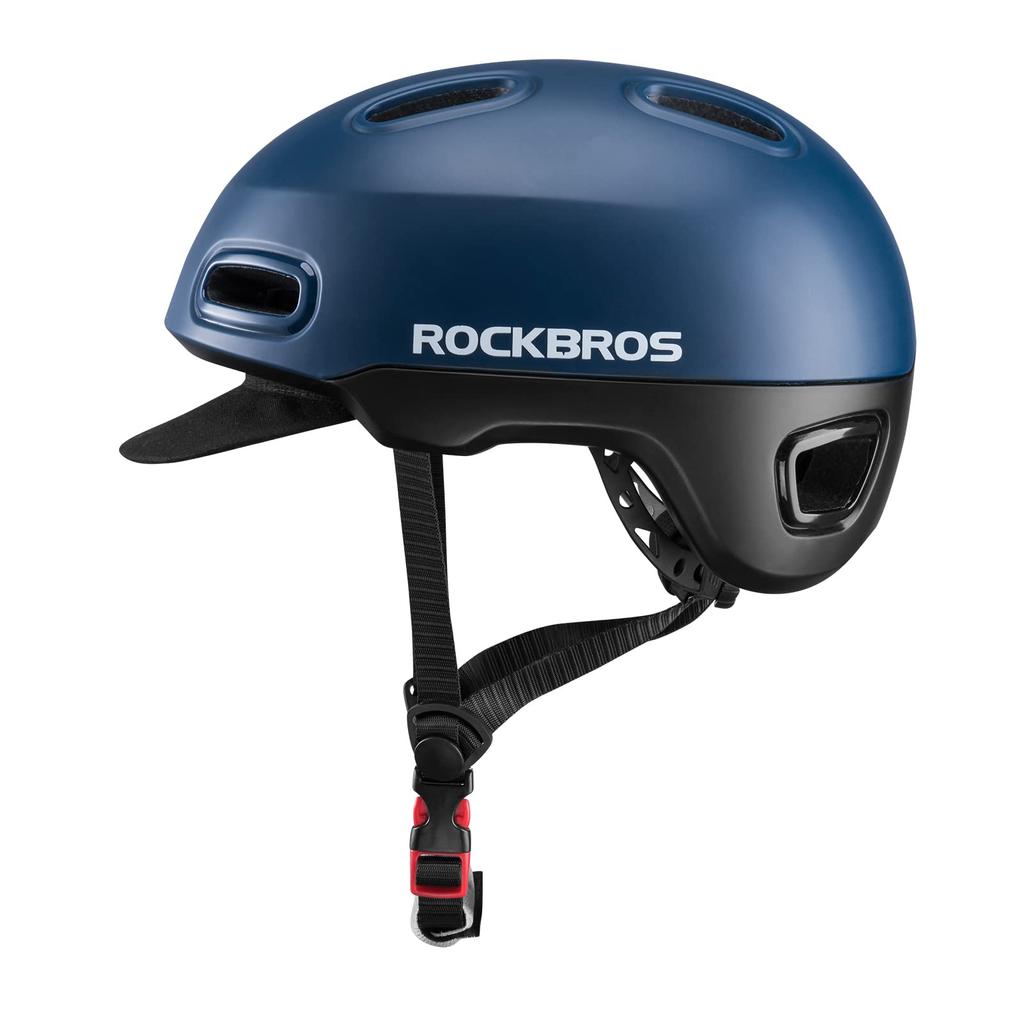Cyklistická čepice ROCKBROS pro obvod hlavy, včetně helmy pro středoškoláky, městská modrá, lehká, helma, dojíždění, dospělí, 57-61 cm