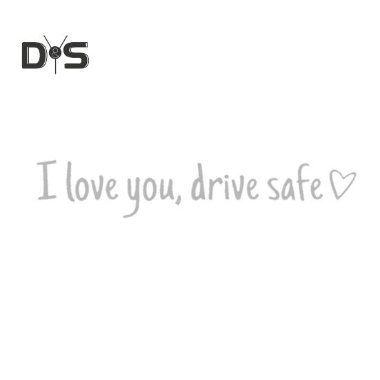 

Наклейки I Love You Drive Safe на зеркало заднего вида виниловая наклейка для женщин водонепроницаемая декоративная наклейка на автомобиль аксессуары для автомобиля