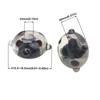Black Color Series 2/4/6PCS/LOT Mixed Style Handmade Lampwork Glass Beads For Crafts Charm Bracelets/Earring DIY Jewelry Making