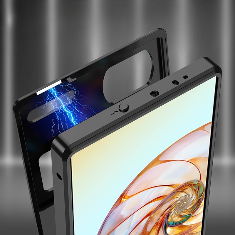 Pro ZTE Nubia Z70 Ultra Pouzdro Hliníková slitina Kovový rám Pouzdro Pro Nubia Z70Ultra 5G Matný čirý telefon Akrylový zadní kryt nárazník