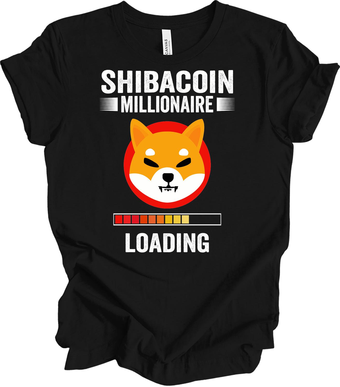 Shiba Inu Millionaire Loading Shirt Crypto SHIB Coin HODL Token Meme Gift S