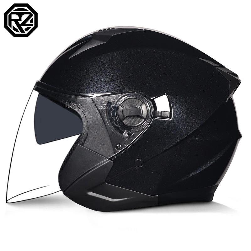 Electric bike helmets for men and women, summer retro half helmets, all-season breathable and lightweight helmets for riding
