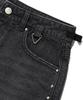 East Coast Washed Stud Denim Skirt_Black(Ik2Effd190A)