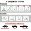 Full Set Car Seat Covers Tire Texture Press Breathable Fabric Seat Covers for Car 3 Zipper for Rear Seat Backrest