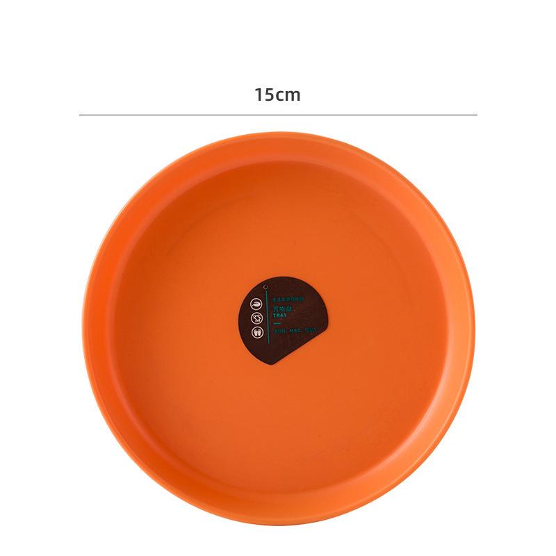 Creative Round Snack Tray Home Bone spitting Dish Fruit Tray High Appearance level Cake Plate Table Snacks Storage