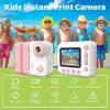 Kinder Sofortbildkamera 2,4" IPS-Bildschirm 1080P Digitale Videokamera mit MP3-Player Spiele für Kindergeschenk 32G TF-Karte