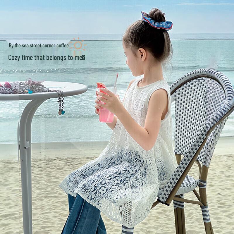 

Tutu Elephant Girls Lace Sleeveless A-Line Dress 120