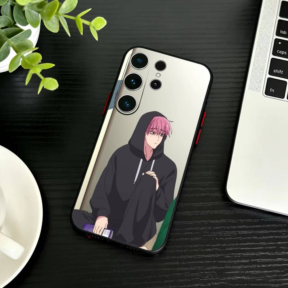 Q-Tamon's B-Side Phone Case For Samsung S26,S25,S24,S23,S22,S21,S20,S30,Ultra,Plus,Fe,Note,5G Black Cover