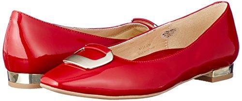 Pitti PDV151 Red Enamel Pumps, Size 23cm