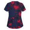 20Styles Casual Breathable Nurse Working Uniform Scrubs Blouse Short Sleeve T-shirt V-neck