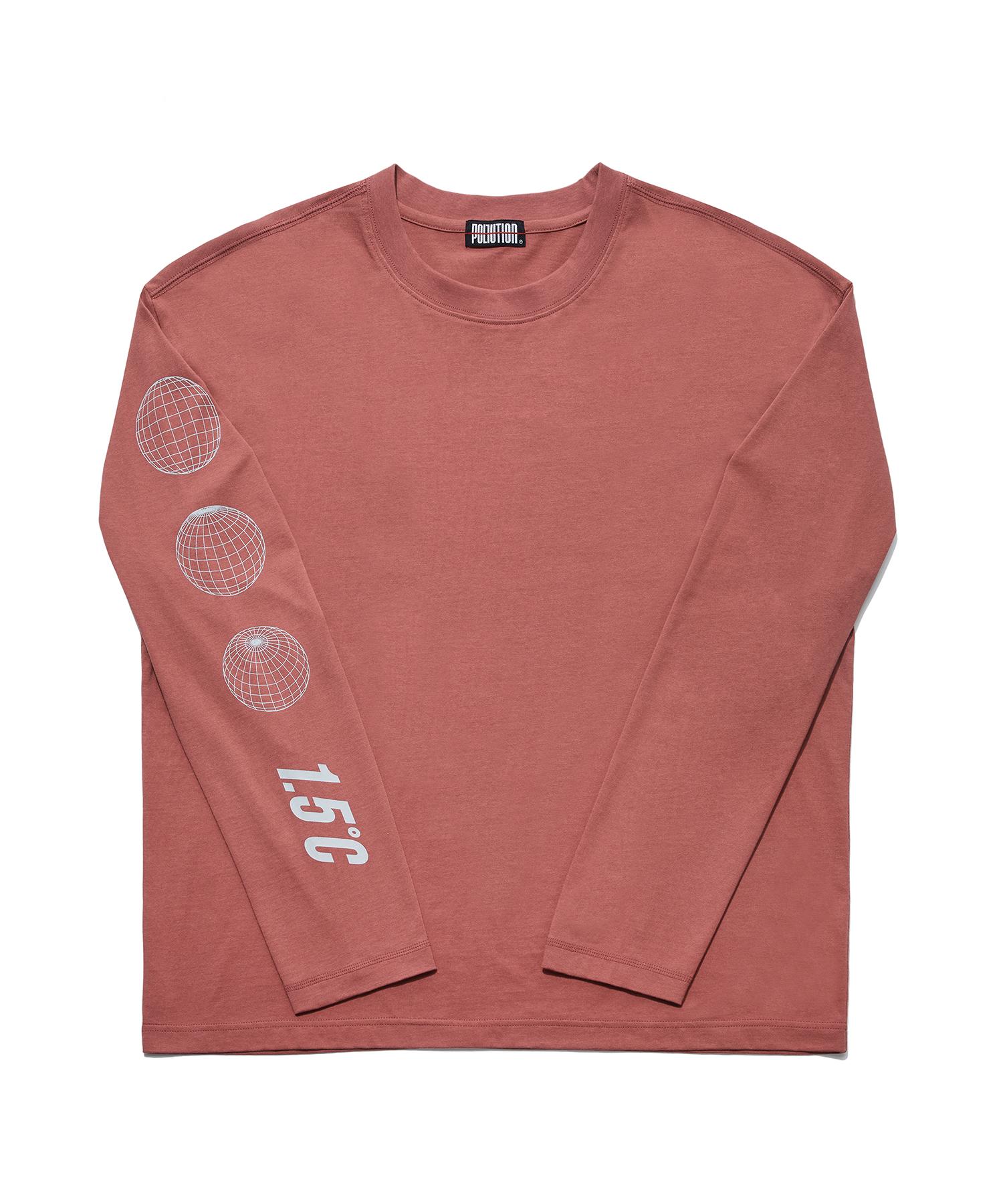 Pollution Earth Print Slv T Brick (Pkhafts006_Brk) M