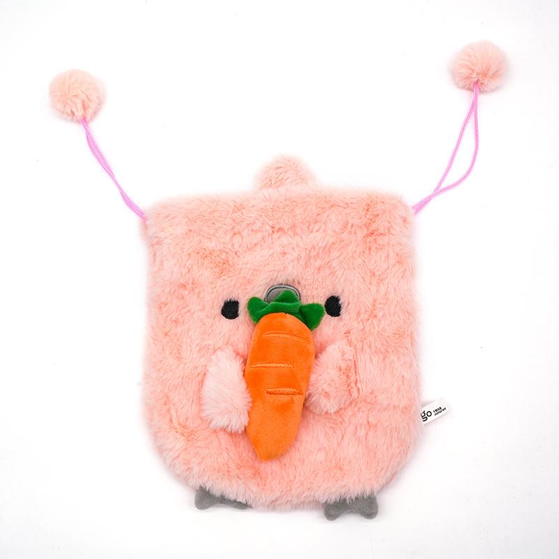 

Cute Parrot Drawstring Storage Bag Cartoon Animal Design Portable Organizer Pouch For Kids Travel Makeup Accessories