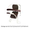 Kids Bike Seat Stable Portable with Backrest Protective Child Rear No Belt