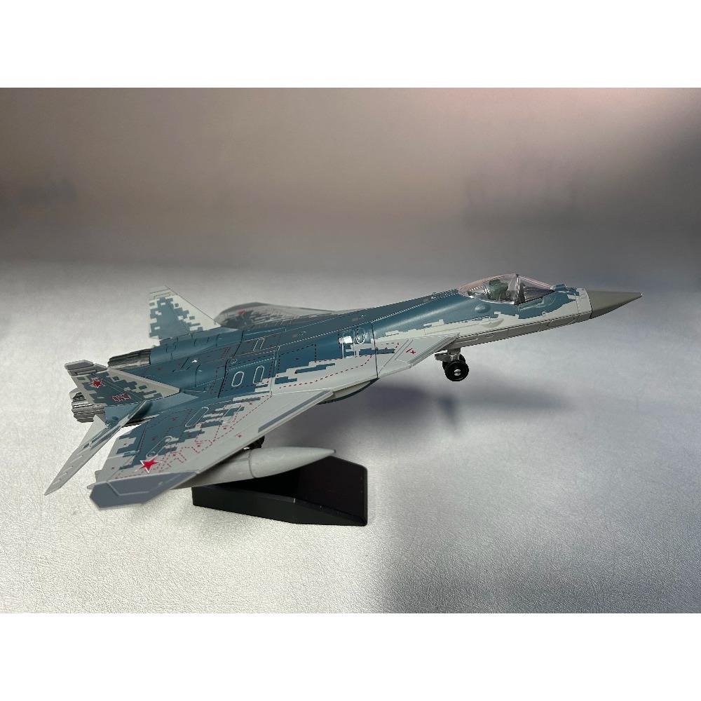 Giocattolo Modello di Aereo Scala 1/72 Russo SU57 Sukhoi SU-57 Caccia Aereo Metallo Militare Finito ABS Die-cast Simulazione Regalo
