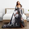 Dr House MD Warm Blanket Picnic Plush Bedding Throws Street Trend Home Decor Flannel Bedspread Sofa Bed Cover